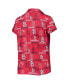 ფოტო #4 პროდუქტის Women's Red St. Louis Cardinals Flagship Allover Print Top and Shorts Sleep Set