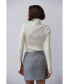 ფოტო #3 პროდუქტის Women's Lyla Brushed Tweed Mini Skirt