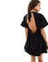 Фото #1 товара ASOS DESIGN bubble hem mini dress in black