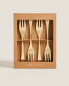 Фото #6 товара Decorative engraved brunch fork set