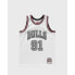 Фото #4 товара Mitchell & Ness NBA Cracked Cement Swingman Jersey Bulls 1997 Dennis Rodman TFSM5934-CBU97DRDWHIT