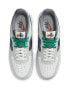 Nike Air Force 1 '07 trainers in white and dark green Белый, 39 - фото #5