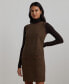 ფოტო #4 პროდუქტის Women's Checked Wool-Blend Shift Dress