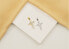 Glittering gold-plated pendant with clear zircons Cross PT68Y