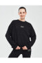 W Essential Crew Neck Sweatshirt Kadın Siyah Sweatshirt S232241-001