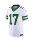 ფოტო #2 პროდუქტის Men's Garrett Wilson White New York Jets Legacy Vapor F.U.S.E. Limited Jersey