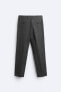 Фото #6 товара Костюмные брюки из 100% льна ZARA
