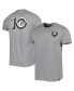 Фото #2 товара Men's Heather Gray Brooklyn Nets 10th Anniversary Backer T-shirt