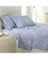 Фото #2 товара Ultra-Soft Floral or Solid 4-Piece Sheet Set