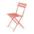 Garden chair Sira Orange Steel 41 x 46 x 80 cm (2 Units)