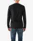 Фото #2 товара Men's Branded Long Sleeve Henley Shirt