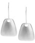 ფოტო #1 პროდუქტის Silver-Tone Small Wedge Drop Earrings