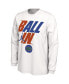 Men's White Florida Gators Ball In Bench Long Sleeve T-shirt