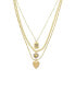 ფოტო #1 პროდუქტის 18k Gold-Plated 3-Pc. Set Cubic Zirconia Heart Pendant Necklaces
