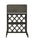 Фото #2 товара Garden Trellis Planter Gray 17.7"x11.8"x29.1" Solid Firwood