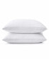 2-Pack Medium Soft Goose Down and Feather Gusseted Pillow, Queen