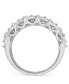 Фото #4 товара Diamond Double Row Miracle Plate Band (2 ct. t.w.) in 14k White Gold