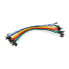 Connecting cables female-male 30cm colored - 50pcs