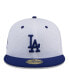 Фото #3 товара Men's White Los Angeles Dodgers Throwback Mesh 59fifty Fitted Hat