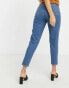 Фото #2 товара Levi's high waisted taper jeans in light wash blue