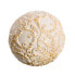 Balls Decoration Golden White 10 x 10 x 10 cm (8 Units)