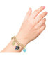 ფოტო #2 პროდუქტის Womens Evil Eye Bracelet - Gold-Tone Evil Eye Bracelets for Women