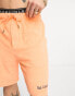 Фото #6 товара Polo Ralph Lauren x ASOS exclusive collab terry towelling shorts in orange with logo