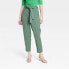 Фото #1 товара Women's High-Rise Tapered Ankle Tie-Front Pants - A New Day