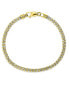 ფოტო #1 პროდუქტის Ice Link Chain Bracelet in 10k Two-Tone Gold