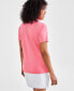 Women's Short-Sleeve Cotton Polo Shirt, Created for Macy's