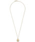 Фото #3 товара Wrapped diamond Cancer Constellation 18" Pendant Necklace (1/20 ct. tw) in 10k Yellow Gold, Created for Macy's