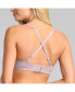 ფოტო #3 პროდუქტის Women's Organic Cotton with Lace Plunge Bra