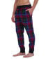 ფოტო #4 პროდუქტის Men’s Ultimate 2-Pc. Long-Sleeve Henley Crew Top & Ultra Soft Flannel Jogger Pant Sleep Set