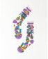 Фото #1 товара Women's Whimsical Mermaid Ruffle Sheer Sock
