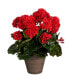 Фото #1 товара Искусственные цветы MICA Decorations Geranium - Красный 27x27x41 см