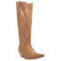 Фото #2 товара Dingo Thunder Road Embroidered Snip Toe Cowboy Womens Brown Casual Boots DI597-