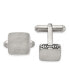 ფოტო #2 პროდუქტის Stainless Steel Brushed Black Oxidized Cuff Links