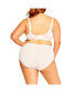 Plus Size Wire Free Uplift Bra - white