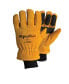 ფოტო #2 პროდუქტის Men's Warm Double Insulated Leather Work Gloves with Abrasion Pads