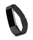 Фото #1 товара Black Stainless Steel Mesh Band Compatible with the Fitbit Alta and Fitbit Alta Hr