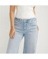 Фото #4 товара Women's Suki Mid Rise Curvy Fit Wide Jeans