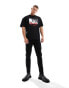 HUGO Domenade oversized fit t-shirt in black M - фото #2