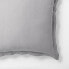 Фото #2 товара 26"x26" Cotton & Linen Blend Euro Pillow Gray - Hearth & Hand with Magnolia