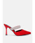 ფოტო #1 პროდუქტის fauci diamante strap heeled mules
