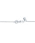 ფოტო #3 პროდუქტის Diamond Cross 18" Lariat Necklace (1/5 ct. t.w.) in Sterling Silver