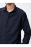 Фото #10 товара Basic Gömlek Yarım Italyan Yaka Düğmeli Uzun Kollu Non Iron