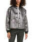 Фото #1 товара The Great The Metallic Bomber Jacket Women's