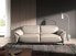 3-Sitzer-Sofa aus grauem Leder