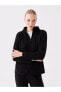 Фото #2 товара Куртка толстовка LC WAIKIKI Классическая с длинным рукавом, высокий воротник, женская, Zip Sweatshirt