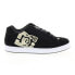 Фото #1 товара DC Net 302361-BC1 Mens Black Nubuck Lace Up Skate Inspired Sneakers Shoes